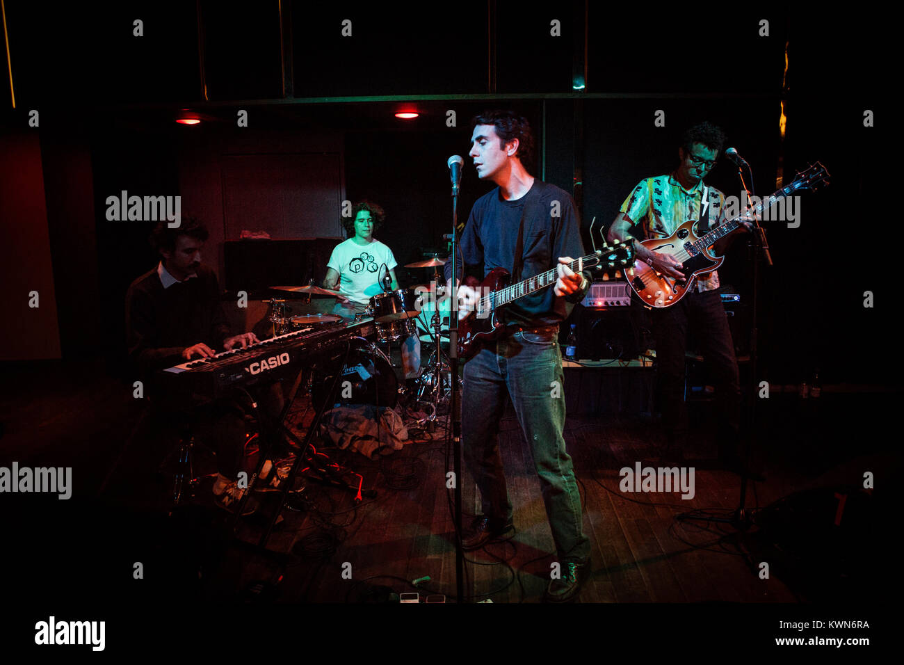 The American singer, songwriter and musician Chris Cohen performs a