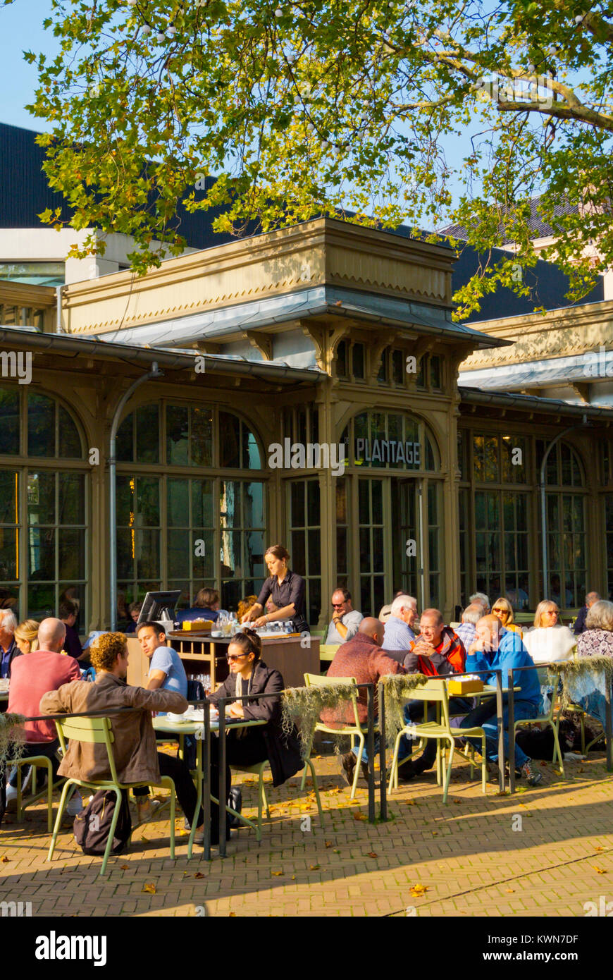 Cafe restaurant De Plantage, Artisplein, Artis, zoological garden