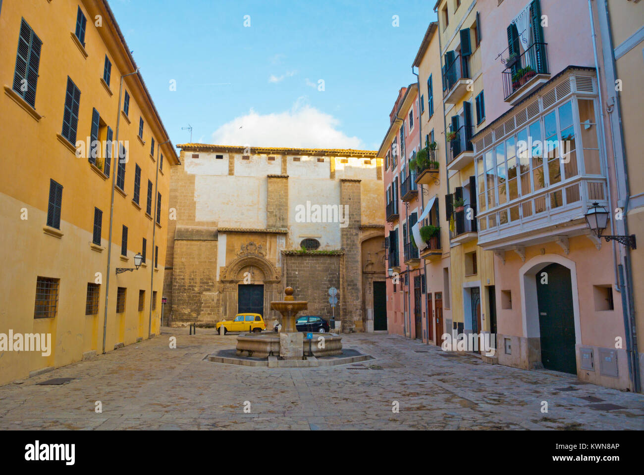 Placa de Sant Jeroni, old town, Palma, Mallorca, Balearic islands, Spain Stock Photo