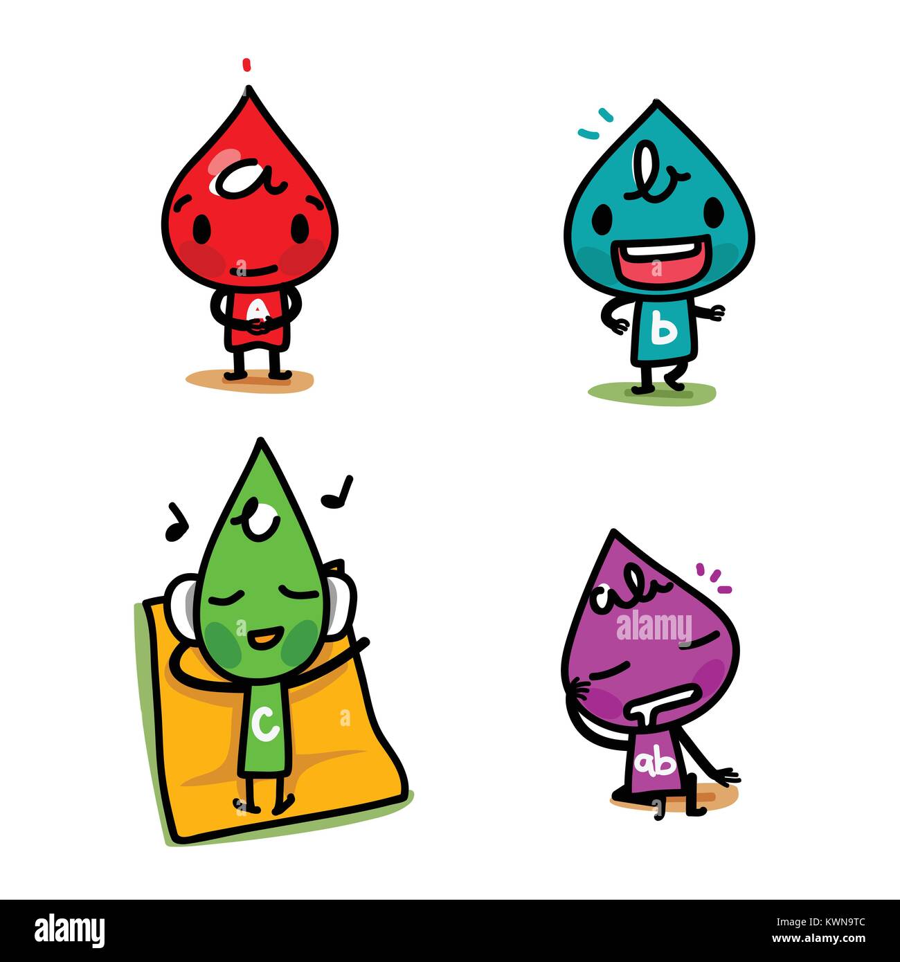 Purple blood Stock Vector Images Alamy