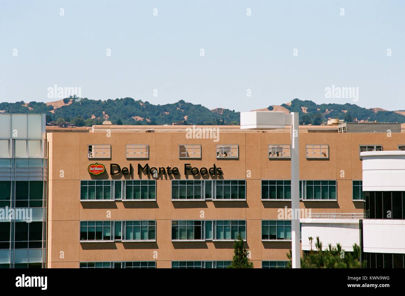 Signage with logo at the East Bay regional headquarters of canned goods