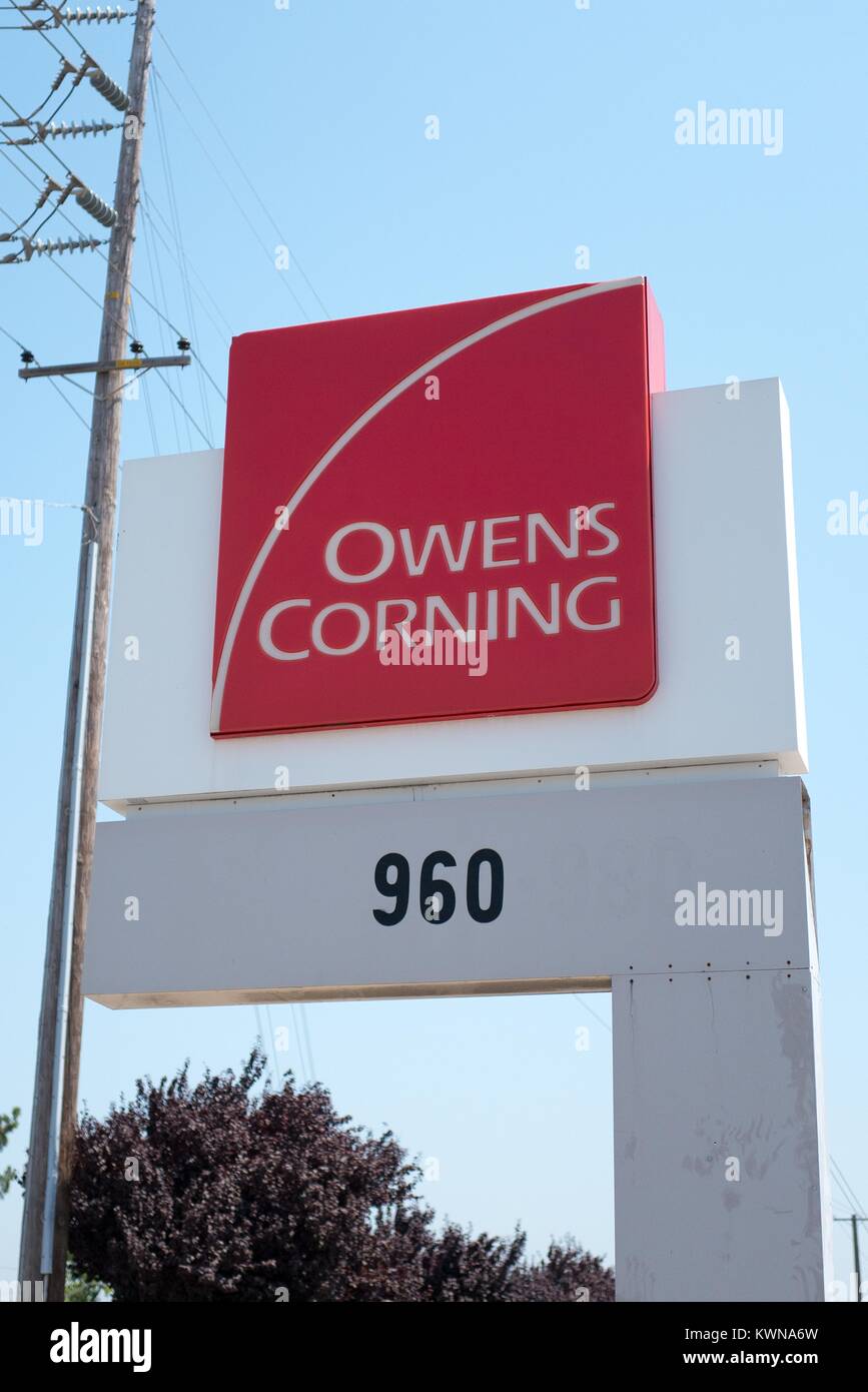Signage with logo at the Silicon Valley headquarters of composite ...