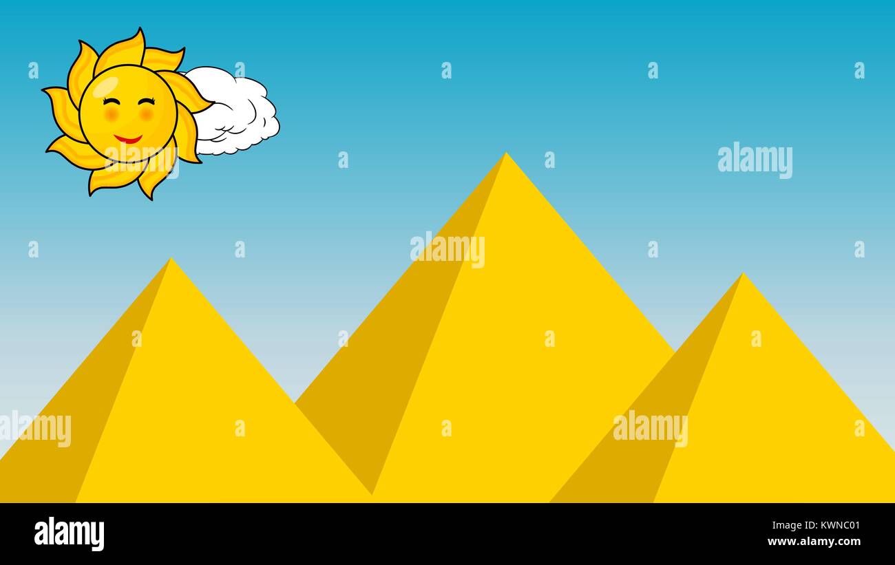 Egyptian pyramid vector vectors hi-res stock photography and images - Alamy