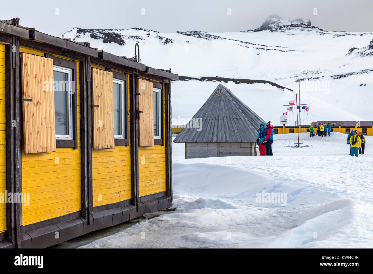 Arctowski; Polish Research Station; King Island; Antarctica