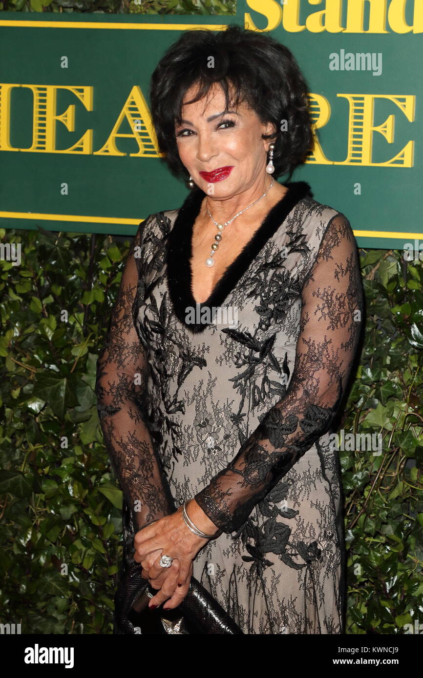 London Evening Standard Theatre Awards at the Theatre Royal Drury Lane, Catherine Street, London  Featuring: Dame Shirley Bassey Where: London, United Kingdom When: 03 Dec 2017 Credit: WENN.com Stock Photo