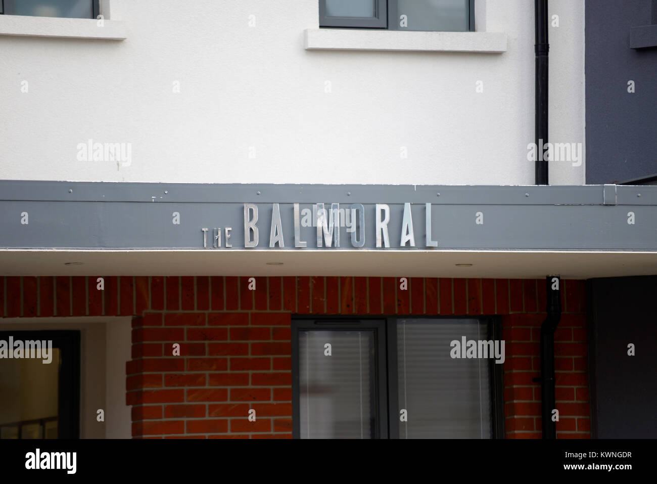 The Balmoral apartment flats development on the site of The Balmoral