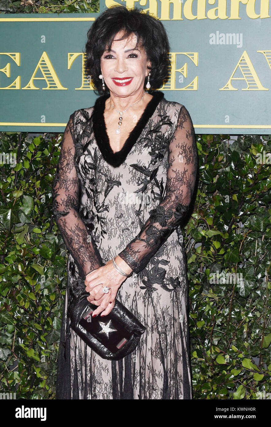 2017 London Evening Standard Theatre Awards, held at the Theatre Royal, London.  Featuring: Shirley Bassey Where: London, United Kingdom When: 03 Dec 2017 Credit: WENN.com Stock Photo