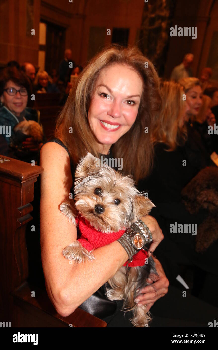 Cindy Adams hosts the ninth annual Blessing of the Animals at Christ Church on the Upper East Side of Manhattan, New York City.  Featuring: CeCe Kieselstein-Cord Where: New York City, New York, United States When: 03 Dec 2017 Credit: IZZY/WENN.com Stock Photo