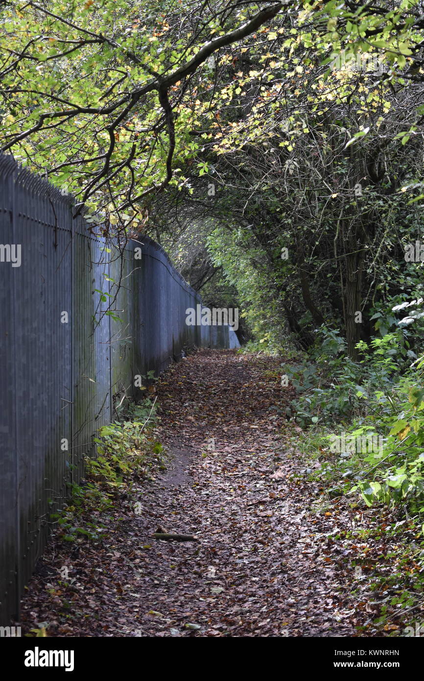 Nature meets industry Stock Photo