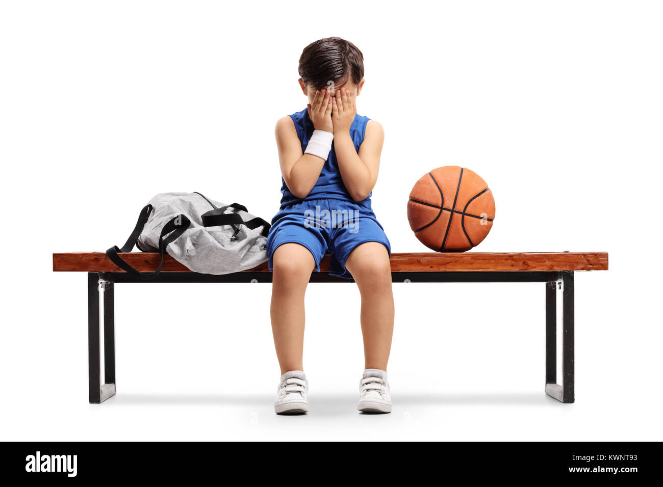 Sad Boy Sitting On Bench High Resolution Stock Photography and Images ...
