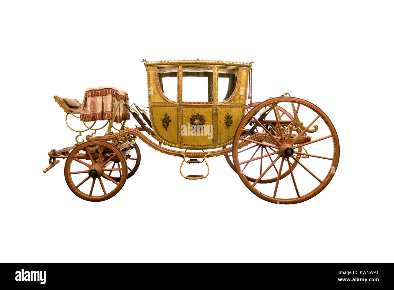 Decorated horse carriage Cut Out Stock Images & Pictures Alamy