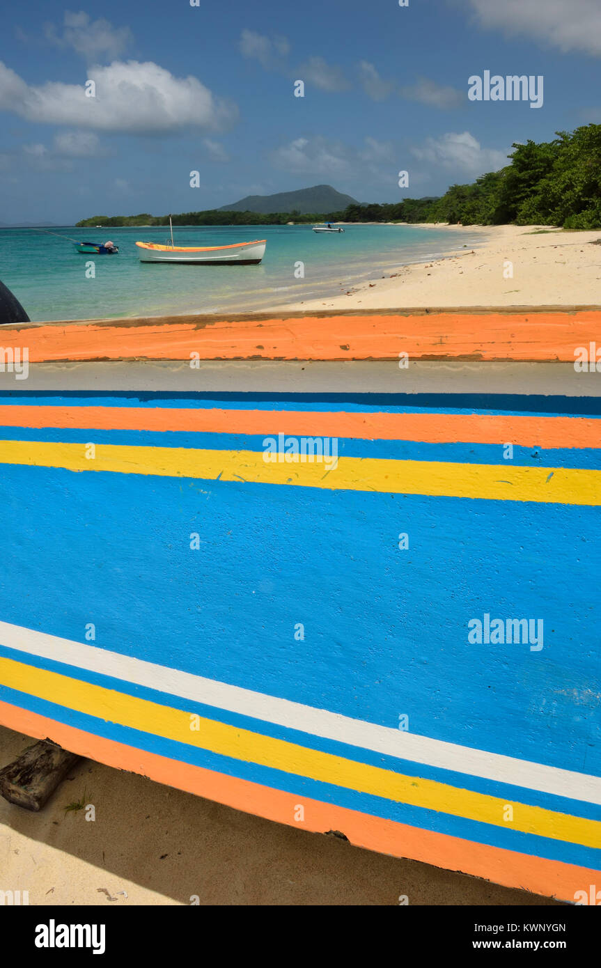 Paradise Beach, Carriacou Islands, Grenada, Caribbean Stock Photo