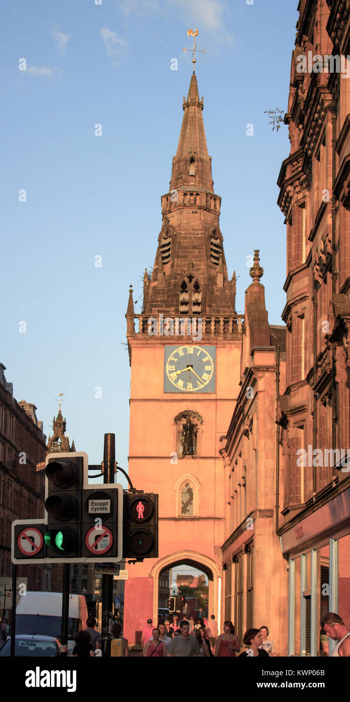 Tron Theatre clock tower, Trongate, Glasgow, Scotland Stock Photo Alamy