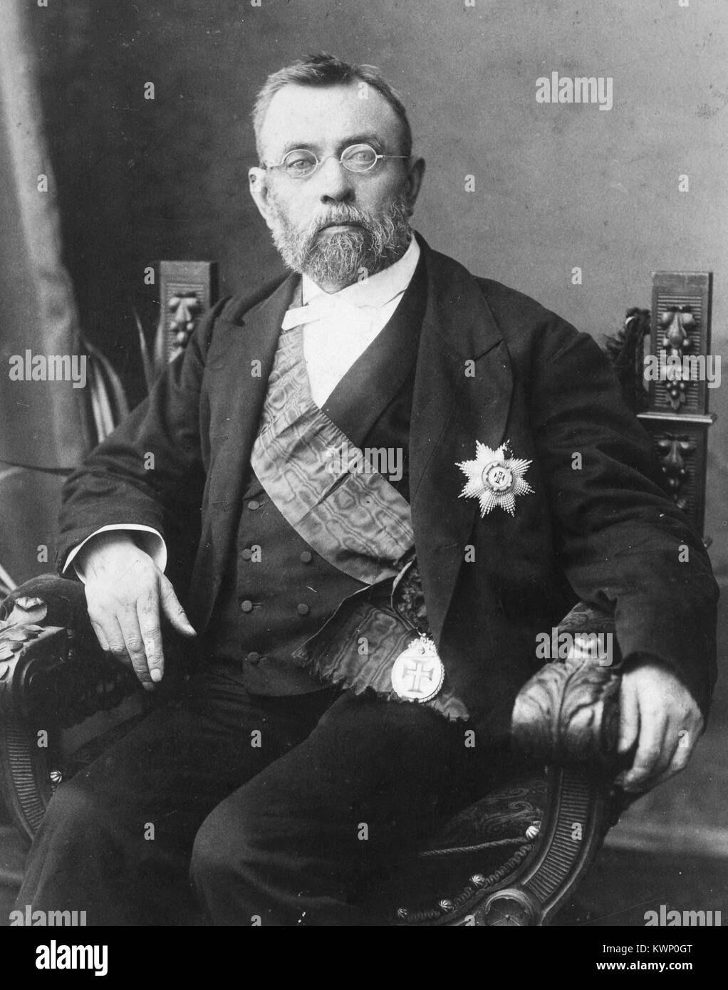 Ferdinand von Mueller, Baron Sir Ferdinand Jacob Heinrich von Mueller, German-Australian botanist Stock Photo