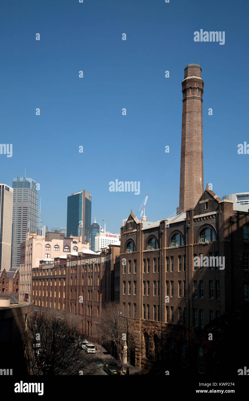 metcalfe bond stores and chimney hickson road the rocks sydney new