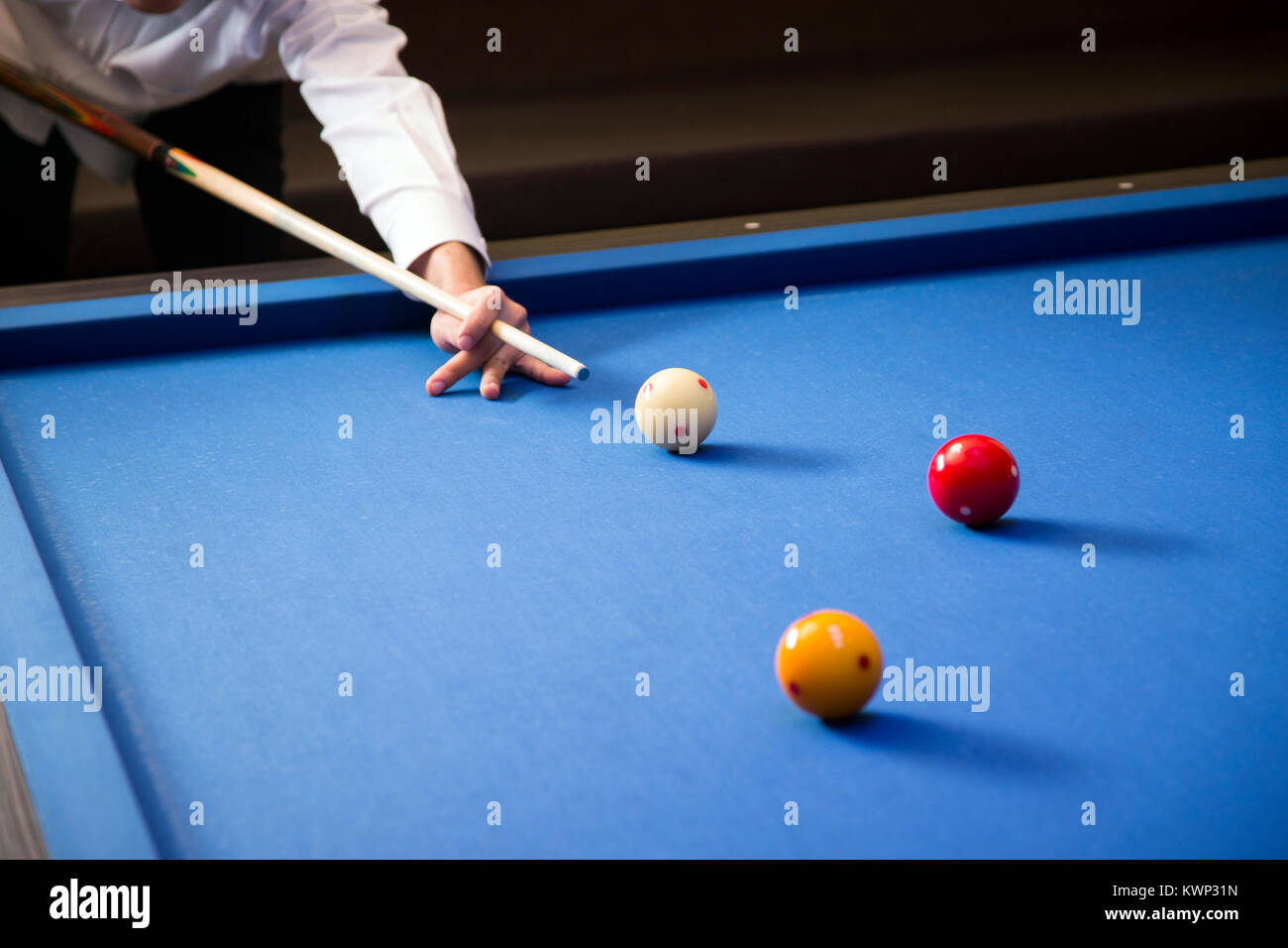 RF photo object of billiards, cue, billiards balls 112 Stock Photo
