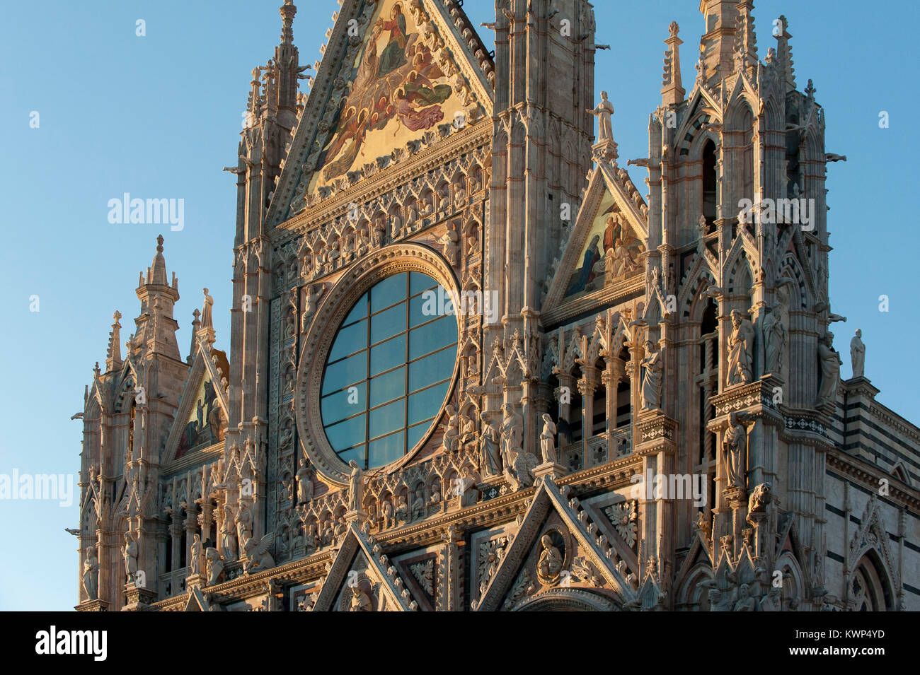 Italian Gothic facade by Giovanni Pisano from XIII century of ...