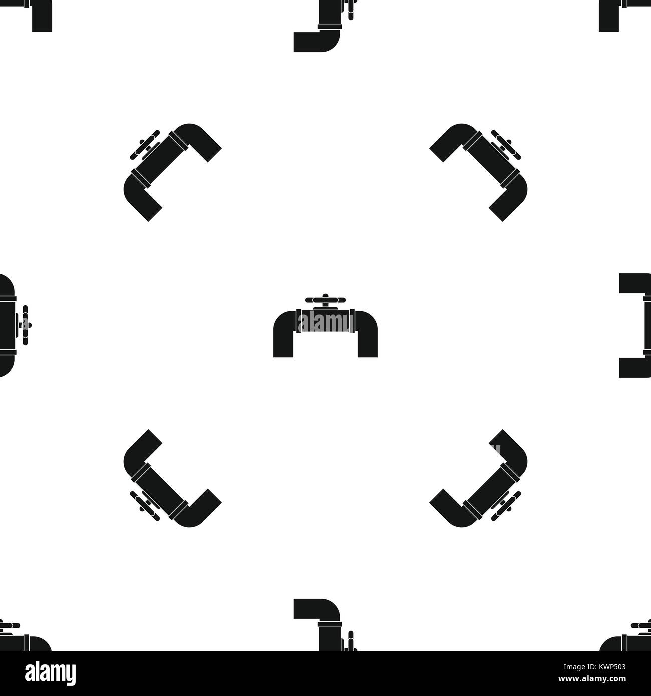 Industrial pipe valve pattern seamless black Stock Vector Image & Art ...