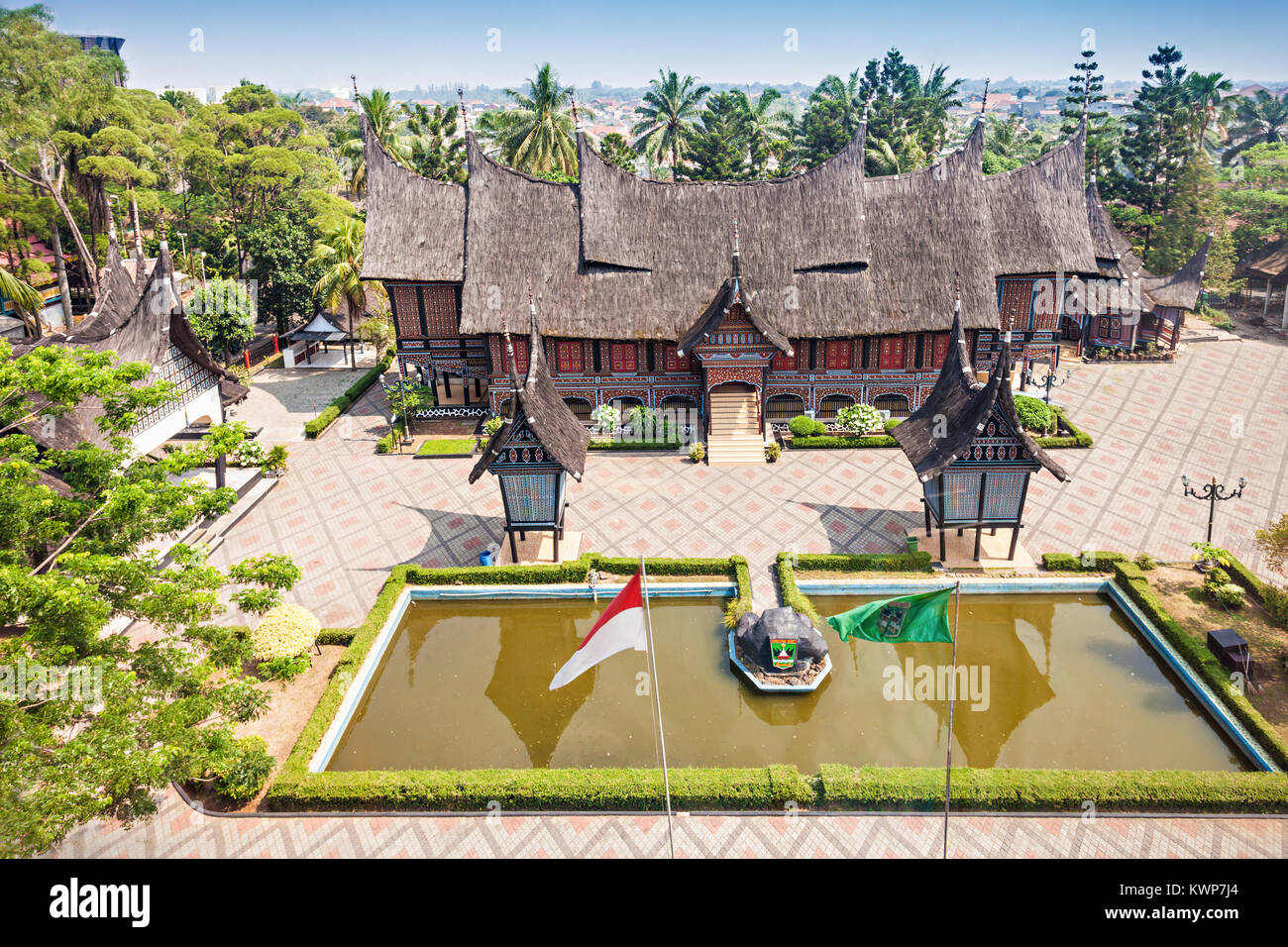 Taman Mini Indonesia Indah is a culture based recreational area located in East Jakarta Stock Photo