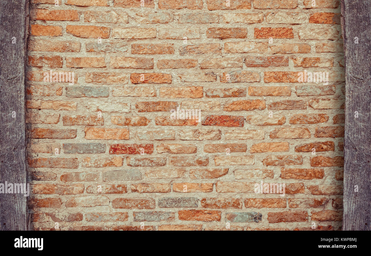 Close up old brick wall background texture Stock Photo - Alamy