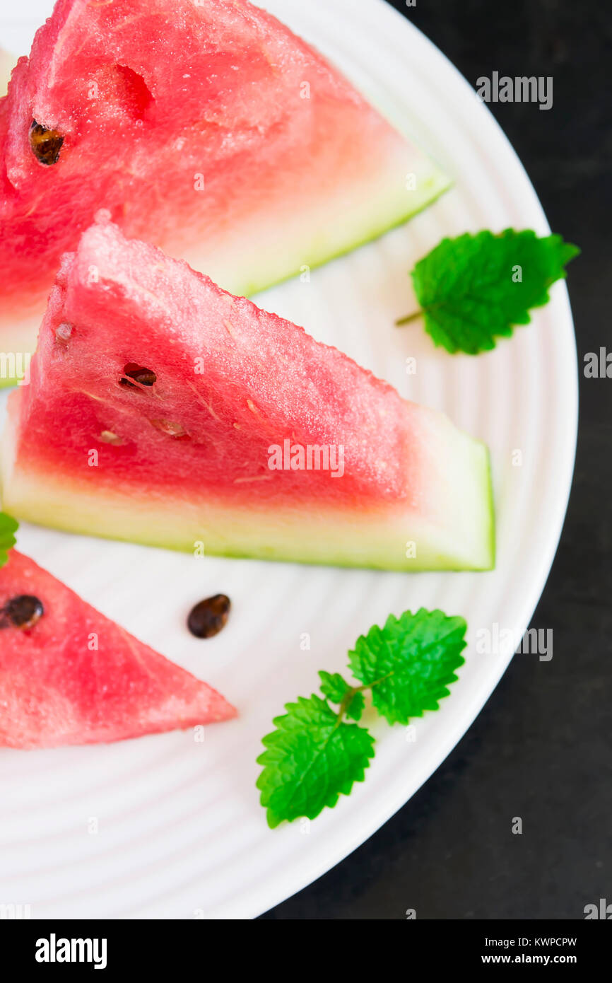 Top view watermelon drink hi-res stock photography and images - Alamy