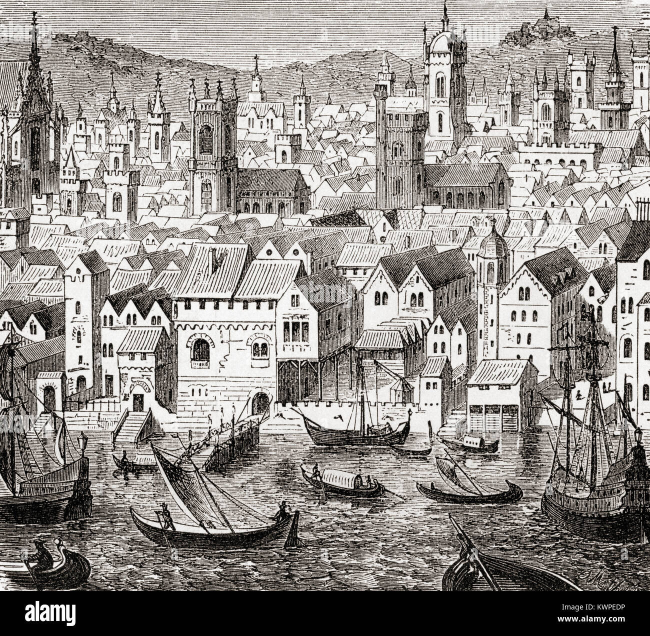 Port of london 15th century hires stock photography and images Alamy