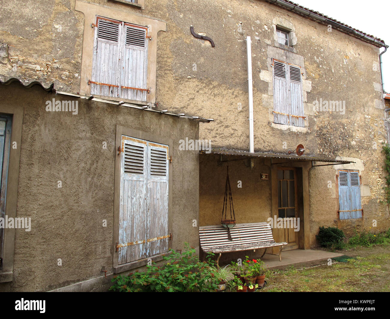 My grandparents' house in Beaulieu-sur-Sonnette, Charente,  Nouvelle-Aquitaine, France, Europe Stock Photo - Alamy