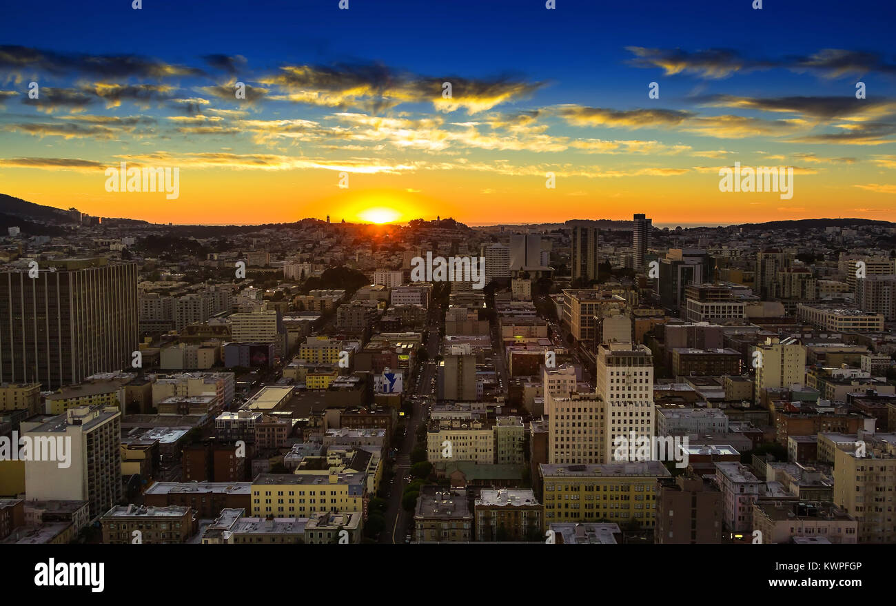 San francisco sunset landscape hires stock photography and images Alamy