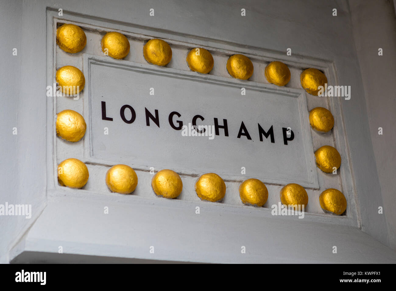 PRAGUE, CZECH REPUBLIC DECEMBER 23RD 2017 The sign above the