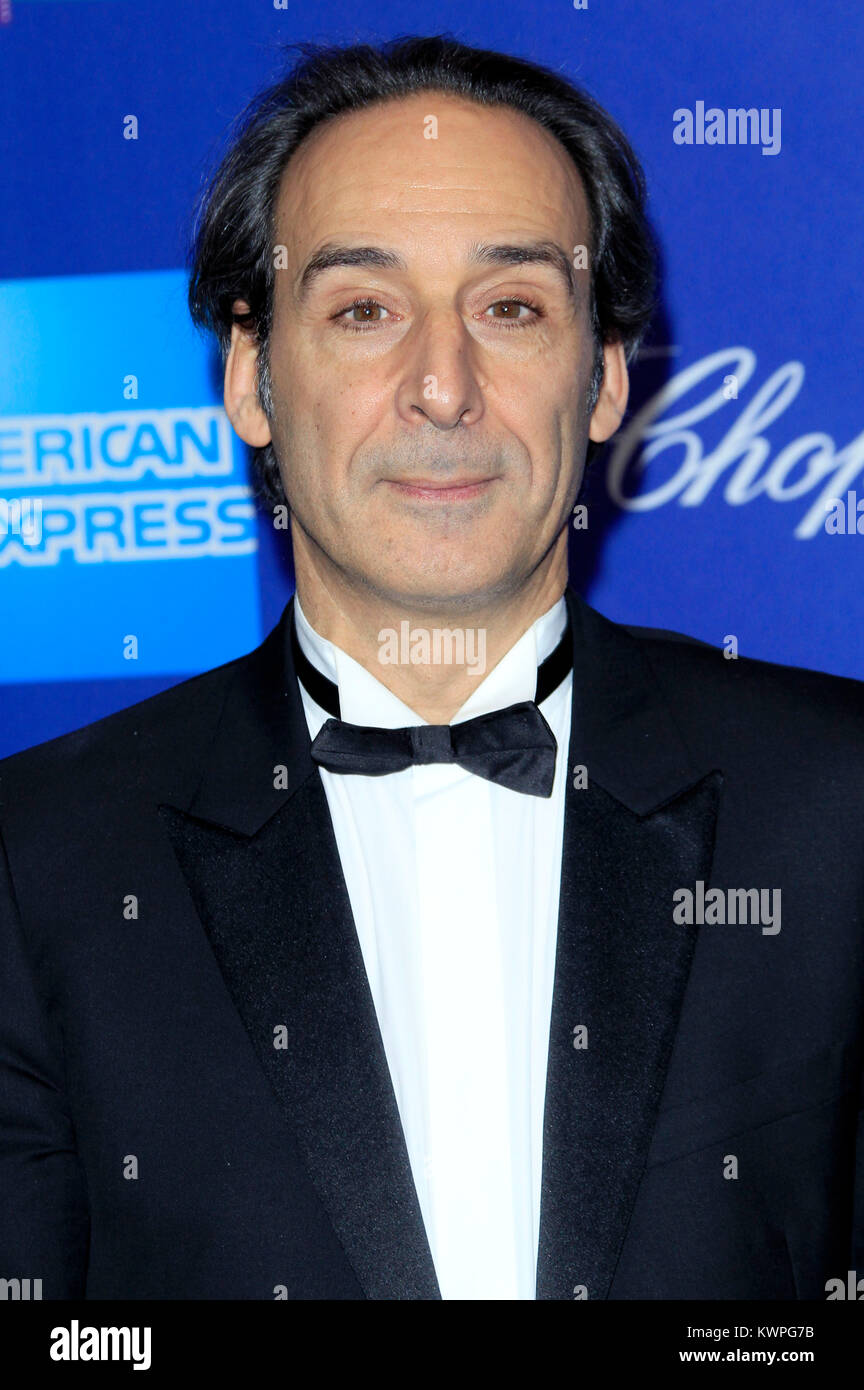 Alexandre Desplat attends the 29th Annual Palm Springs International Film Festival Film Awards Gala at Palm Springs Convention Center on January 2, 2018 in Palm Springs, California. Stock Photo