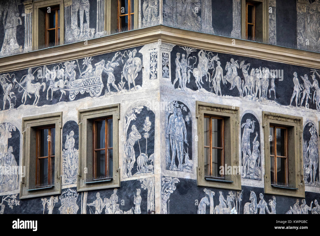 A detailed view of the beautiful House at the Minute,