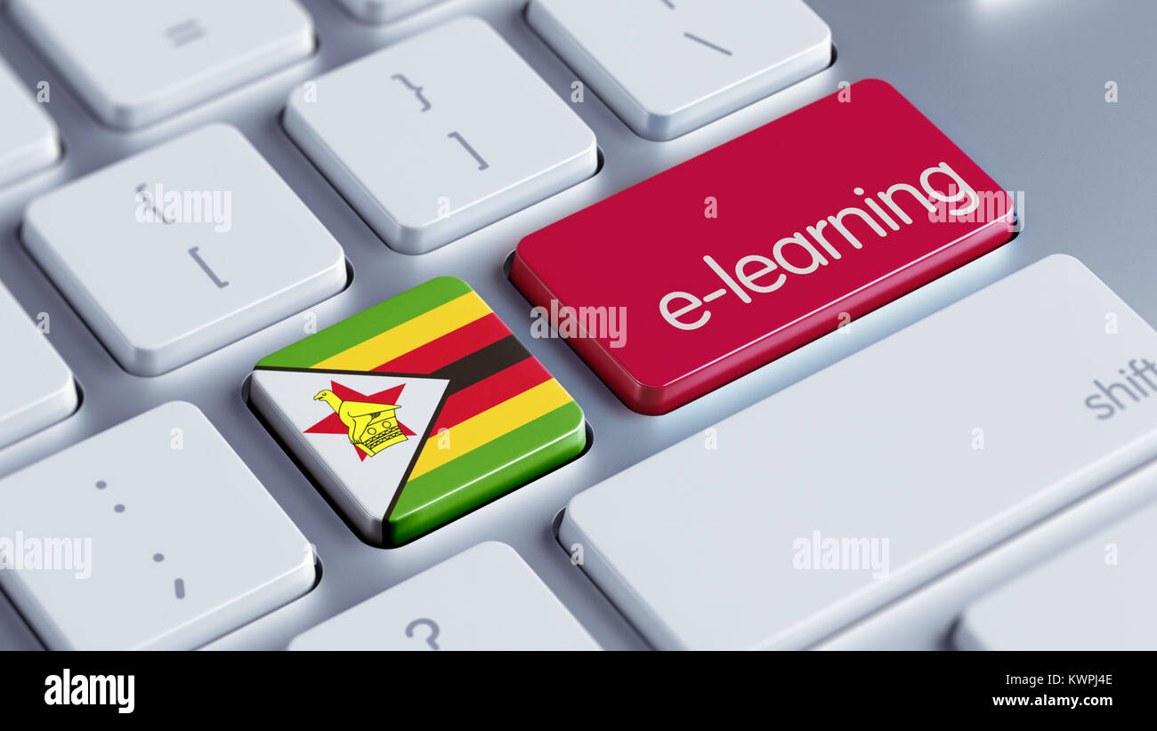 Zimbabwe High Resolution E-Learning Concept Stock Photo - Alamy