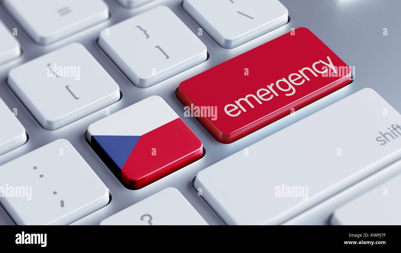 Czech Republic High Resolution Emergency Concept Stock Photo - Alamy