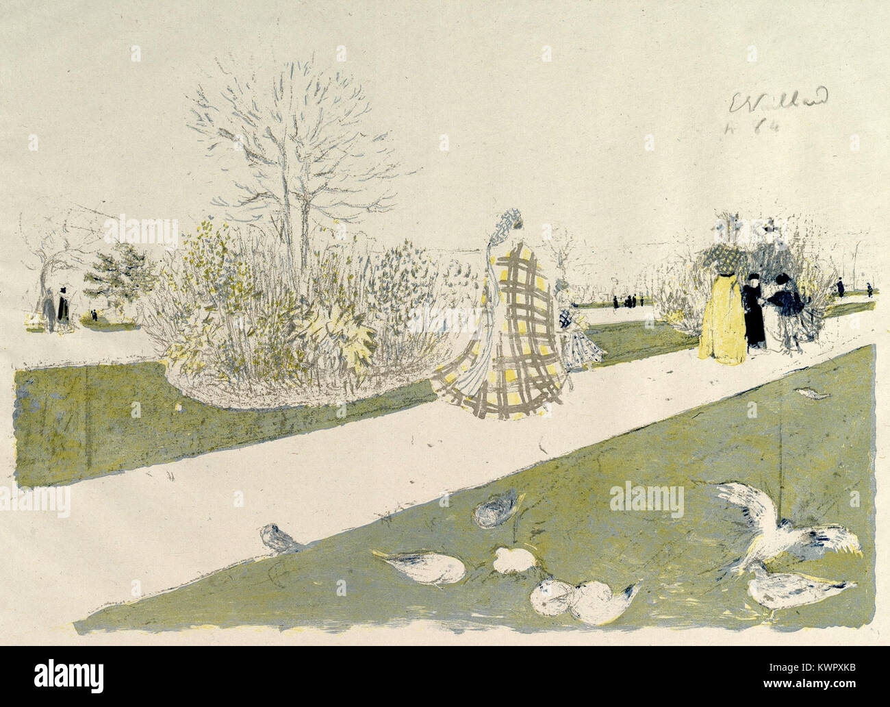 Edouard vuillard album painting art artist hi-res stock