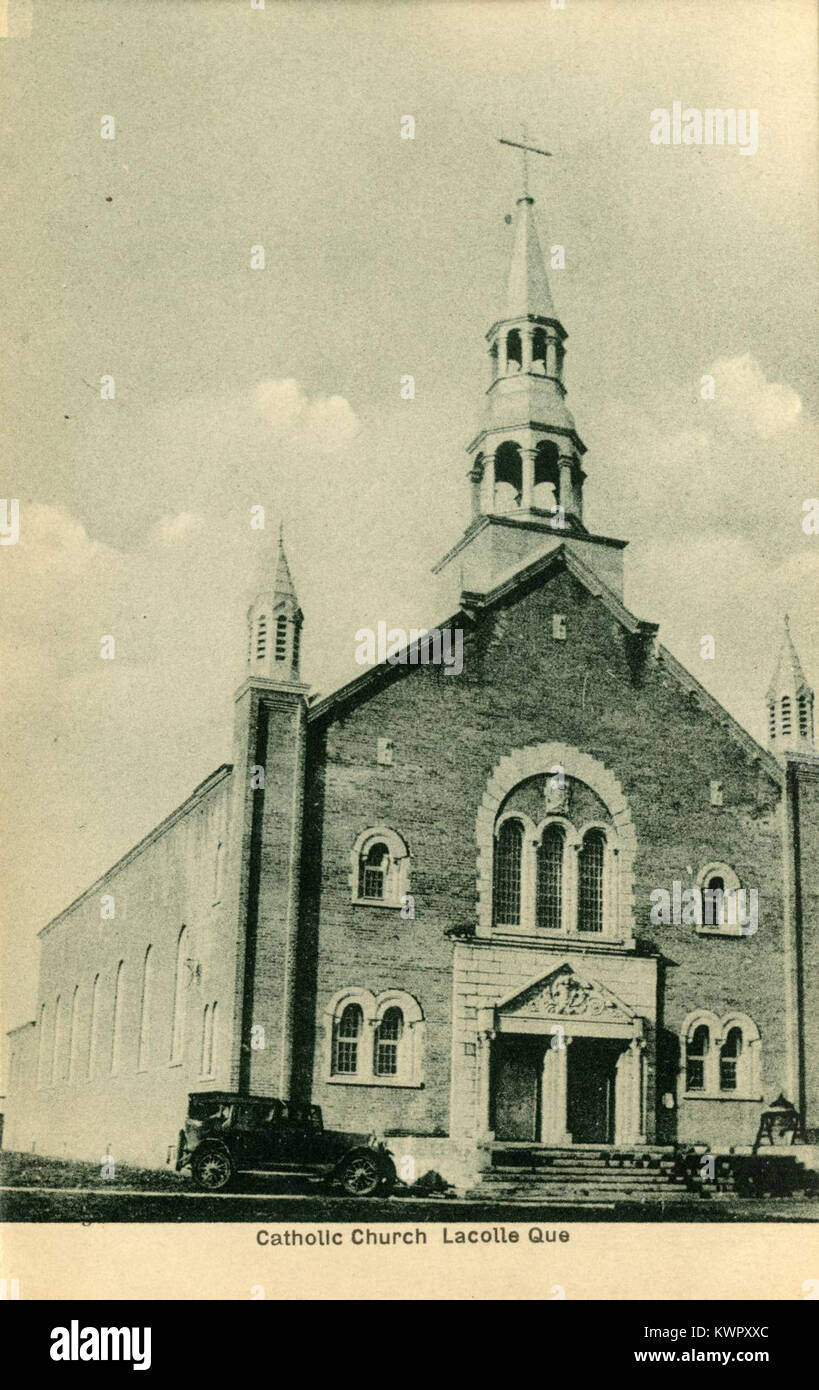 Église de Notredame du MontCarmel de Lacolle BAnQ P748S1P1293 Stock