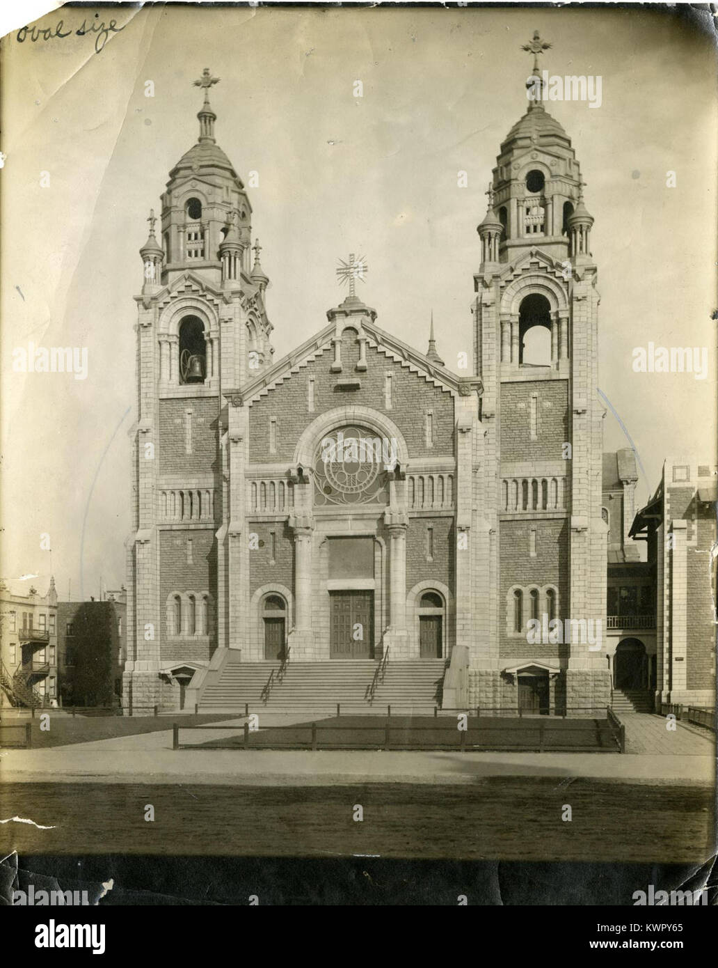 Église de SaintStanislasdeKostka BAnQ P748S1P1498 Stock Photo Alamy