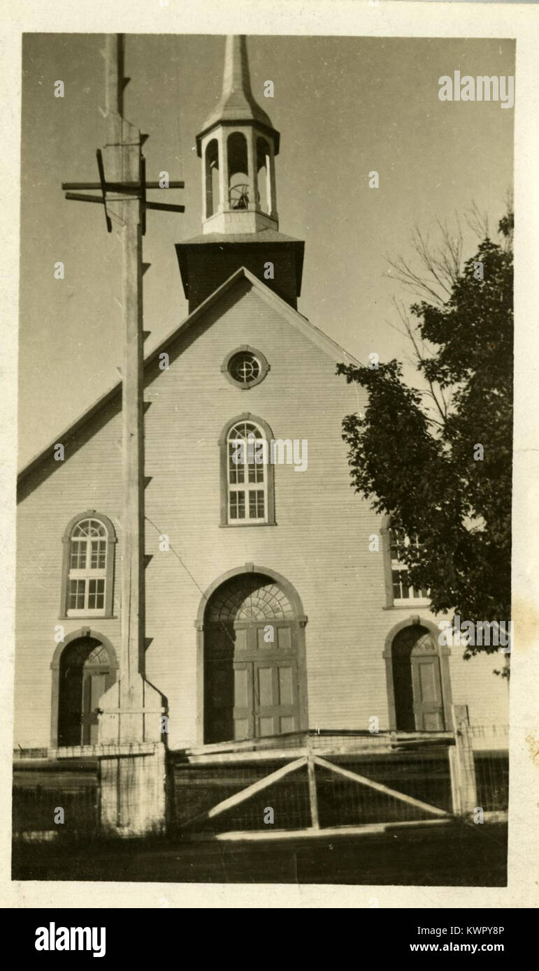 Église de SainteMarguerite du Lac Masson BAnQ P748S1P2021 Stock Photo