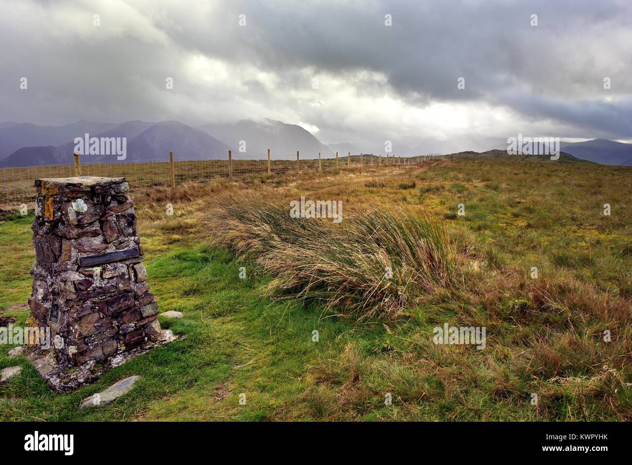 Storm clouds over the Cumbrian Mountains Stock Photo - Alamy