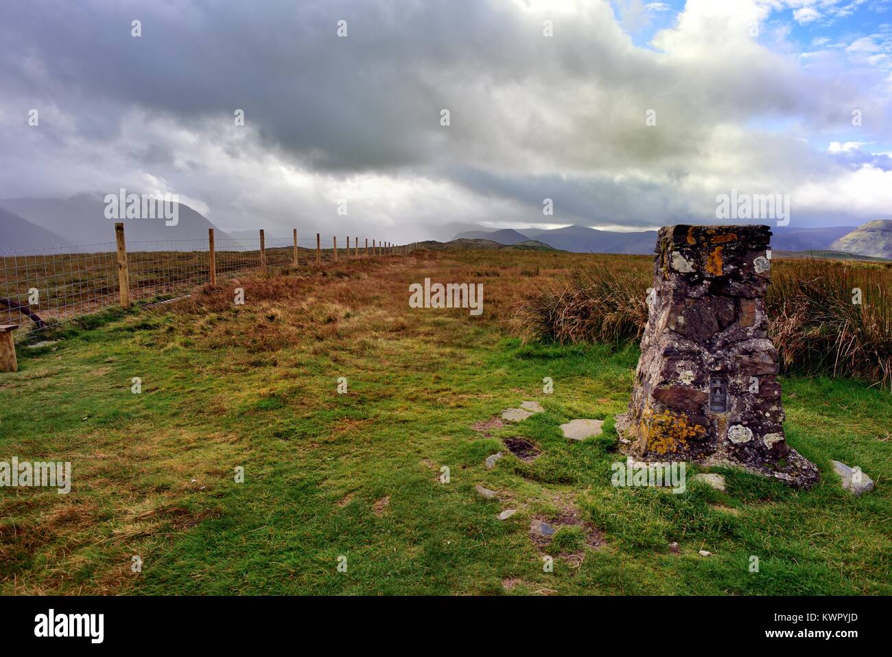 Storm clouds over the Cumbrian Mountains Stock Photo - Alamy