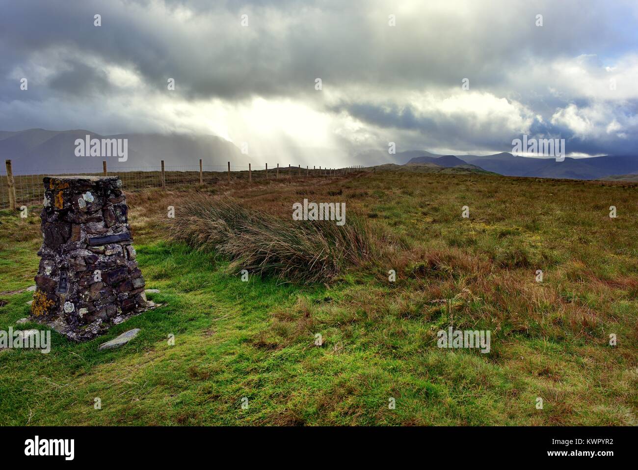 Storm clouds over the Cumbrian Mountains Stock Photo - Alamy