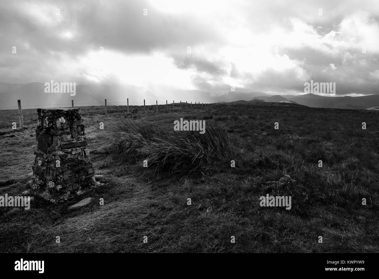 Storm clouds over the Cumbrian Mountains Stock Photo - Alamy