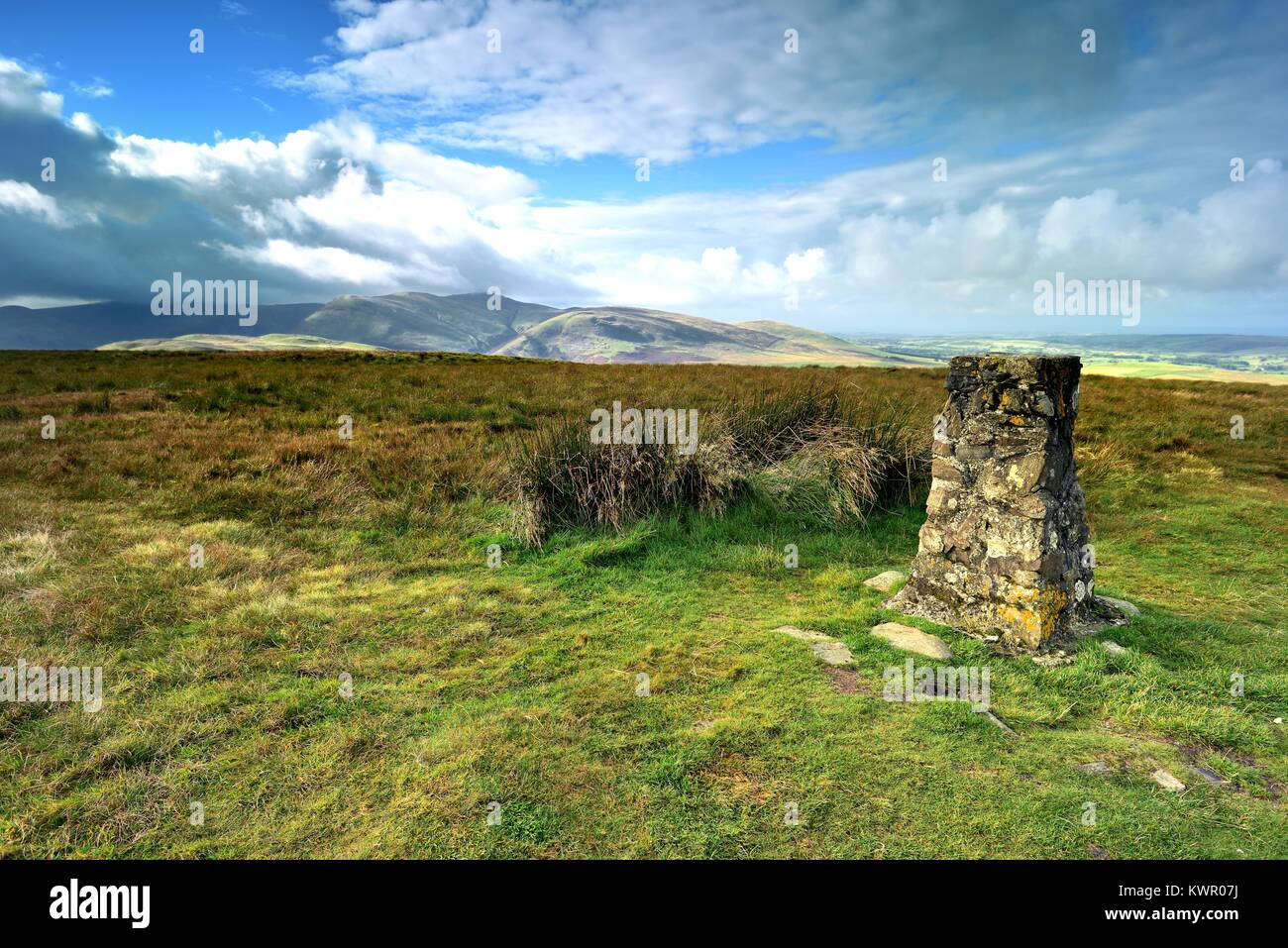 Storm clouds and sunlight over the Loweswater Fells Stock Photo - Alamy