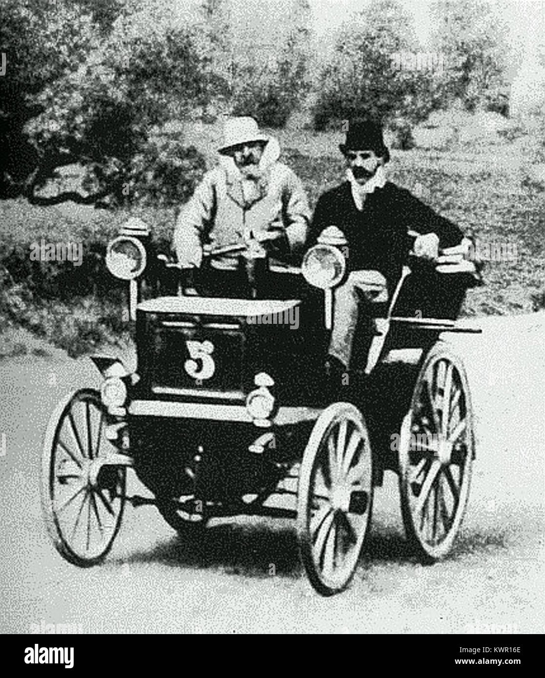 Miniature Rami JMK 1/43 - Panhard Et Levassor Tonneau 1895 - Variante 2 Complète