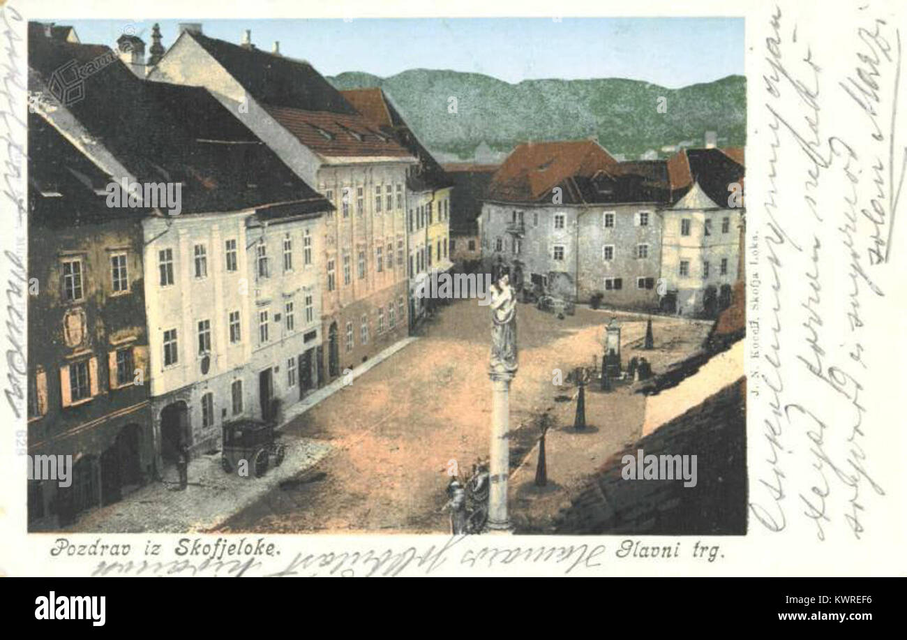 Vintage slovenia map hi-res stock photography and images - Alamy