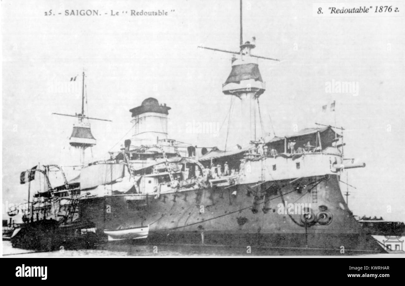 Redoutable (1876) Stock Photo