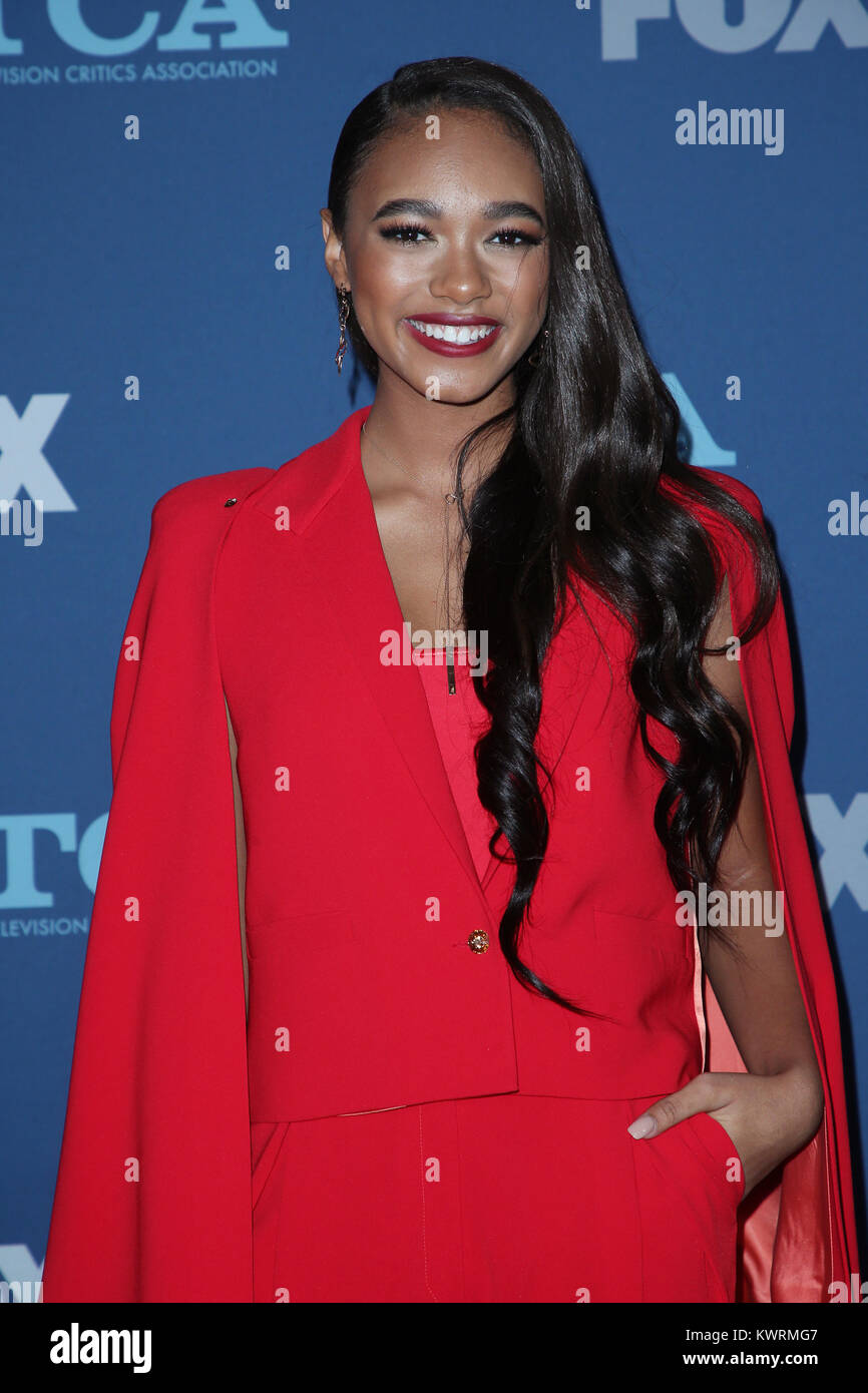 Pasadena. Ca. 4th Jan, 2018. Chandler Kinney at the FOX Winter TCA 2018