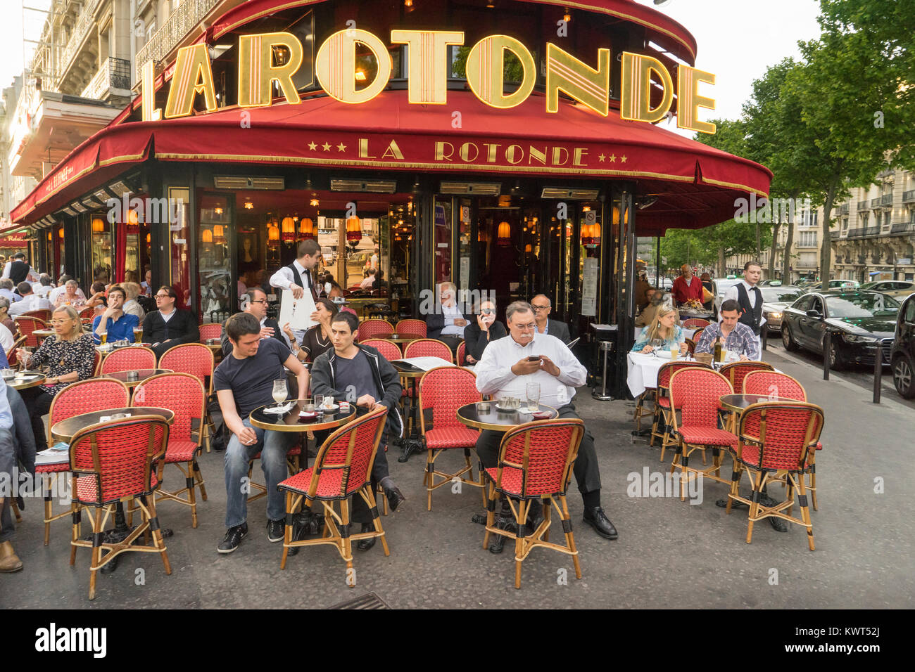 France, Paris, Montparnasse, cafe La Rotonde Stock Photo - Alamy