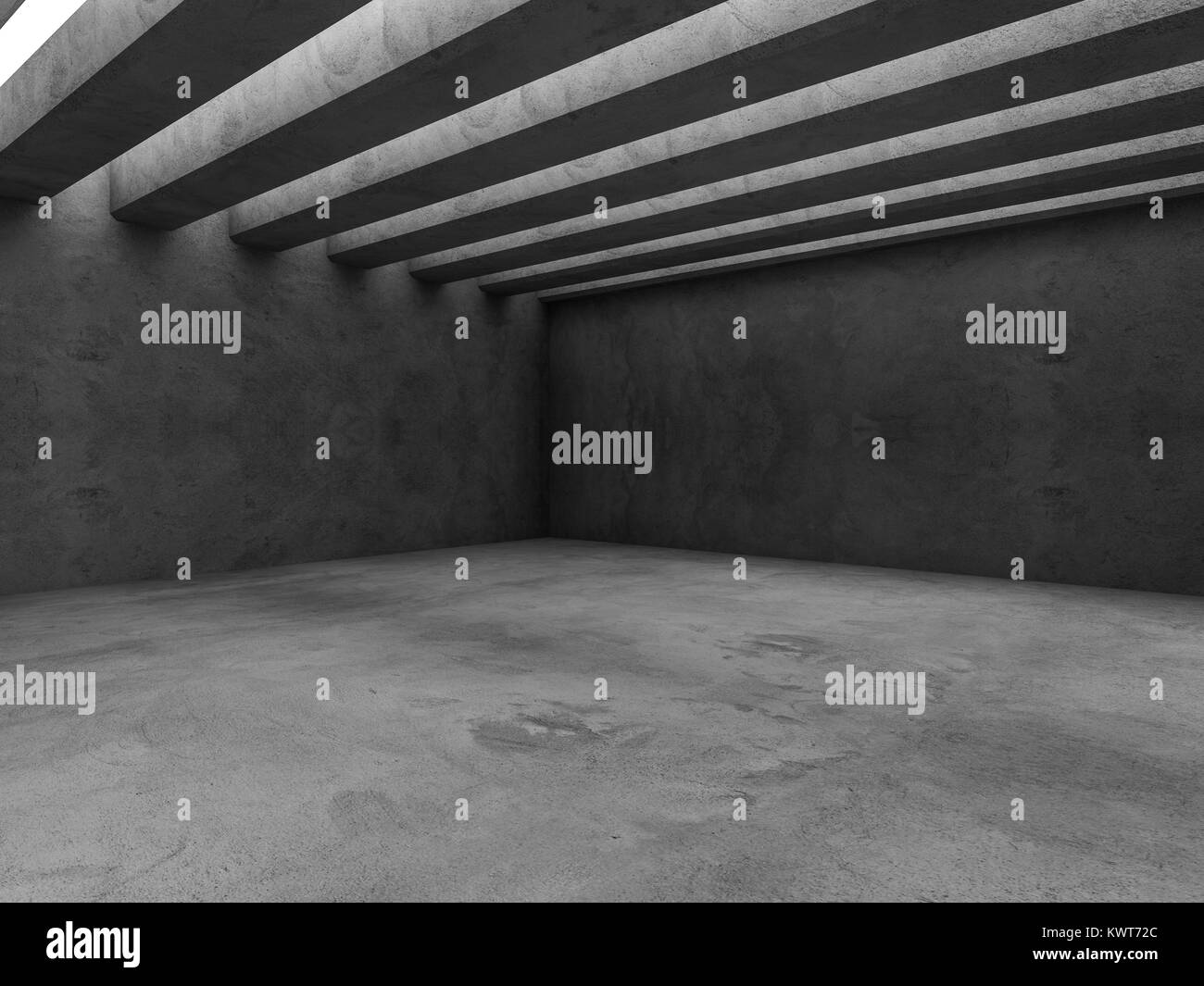 Abstract architecture interior background. 3d rendering Stock Photo - Alamy