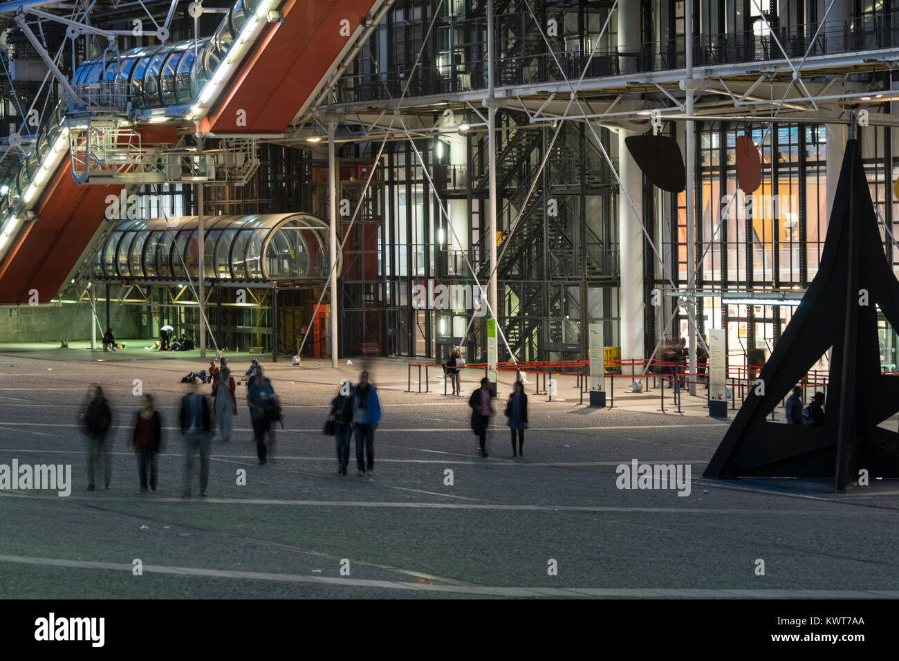 Centre Georges Pompidou, Beaubourge, Paris, France Stock Photo