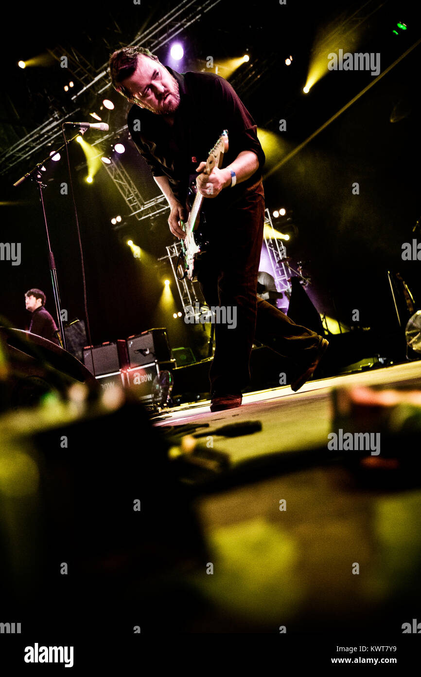 The alternative English rock band Elbow performs a live concert at